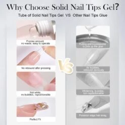 Solid Nail Tips Gel 30ml -Born Pretty Salon 58352 ZI 0607 2