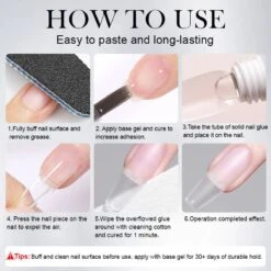 Solid Nail Tips Gel 30ml -Born Pretty Salon 58352 ZI 0607 3