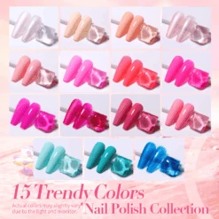 15 Colors Nail Polish Set Valentine's Day Collection 6ml -Born Pretty Salon 58376 ZI 1