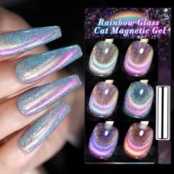 6 Colors Rainbow Glass Cat Magnetic Gel 7ml -Born Pretty Salon 58409 ZI 8 b656cb00 f5bf 4b02 b53f a4928ec6f103