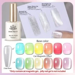 Moonlight Cat Magnetic Gel Polish 15ml -Born Pretty Salon 58434 ZI 2 e4c740ce 6a93 4d48 909d c9551f238db3