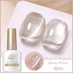 Water Light Cat Magnetic Gel Polish MY96 Honey Peach 10ml