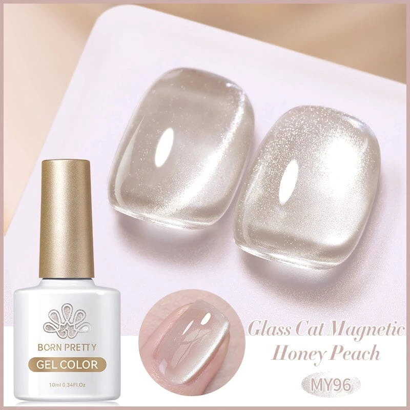 Water Light Cat Magnetic Gel Polish MY96 Honey Peach 10ml 1 Water Light Cat Magnetic Gel Polish MY96 Honey Peach 10ml