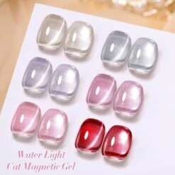 Water Light Cat Magnetic Gel Polish MY99 Honey Peach 10ml -Born Pretty Salon 58465 ZI B 5