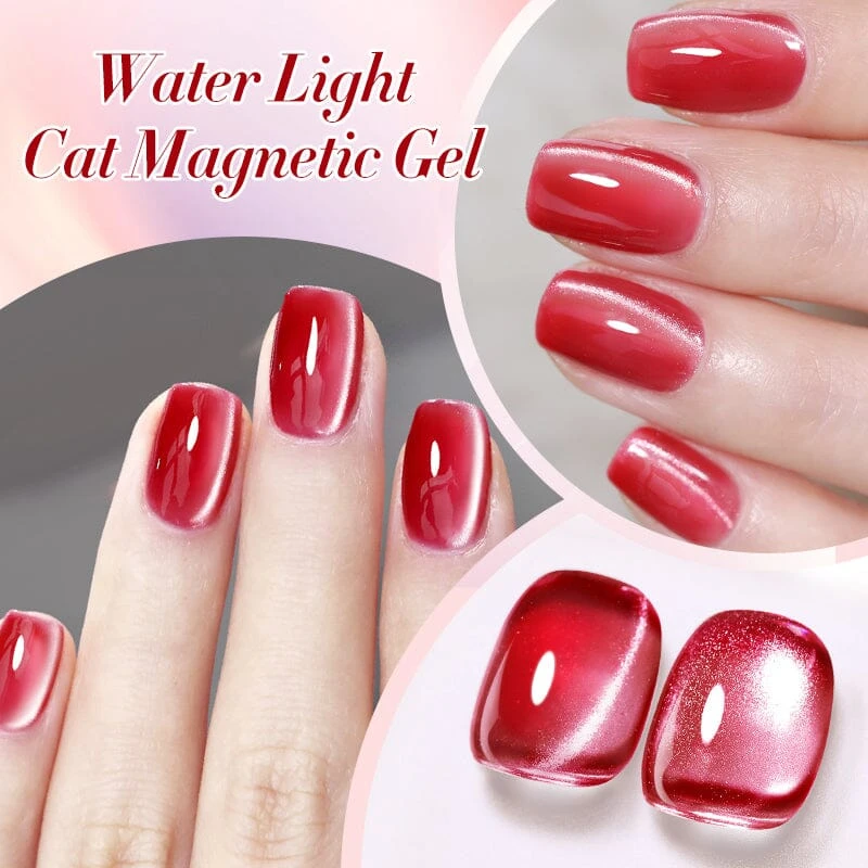 Water Light Cat Magnetic Gel Polish MY101 Honey Peach 10ml 3 Water Light Cat Magnetic Gel Polish MY101 Honey Peach 10ml - Image 3