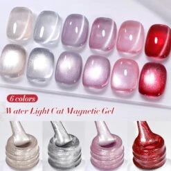 Water Light Cat Magnetic Gel Polish MY101 Honey Peach 10ml 12 Water Light Cat Magnetic Gel Polish MY101 Honey Peach 10ml -Born Pretty Salon 58465 ZI C 5