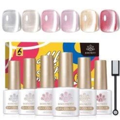 6 Colors Water Light Cat Magnetic Gel 7ml 19 6 Colors Water Light Cat Magnetic Gel 7ml -Born Pretty Salon 58479 ZHU 2