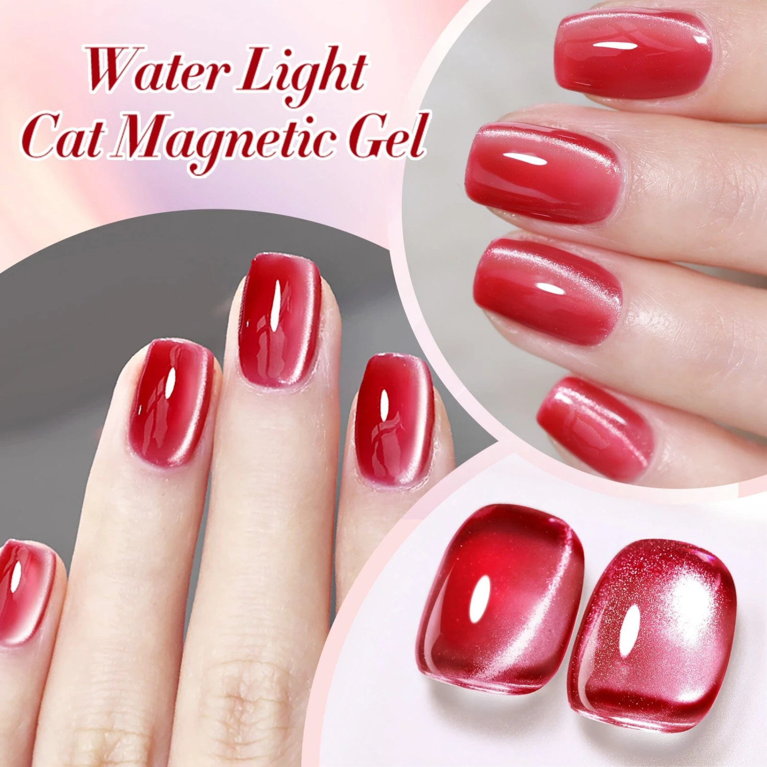 6 Colors Water Light Cat Magnetic Gel 7ml 3 6 Colors Water Light Cat Magnetic Gel 7ml - Image 3