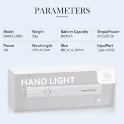 Hand Light USB Nail Dryer -Born Pretty Salon 58483 ZI 10