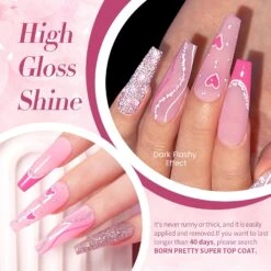 6 Colors Pink Reflective Glitter Gel Polish Set 7ml -Born Pretty Salon 58618 ZI 4 6c06ba32 6c94 4333 8ad3 d0e8b5c7d1a3