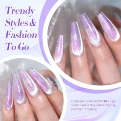 Purple Auroras Cat Magnetic Gel 15ml -Born Pretty Salon 58648d