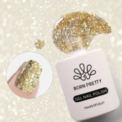 Hema-Free Gold Glitter Gel Polish #21 15ml -Born Pretty Salon 58739 21 zitu 1 fae278b4 6788 487f b263 b42114c386c2