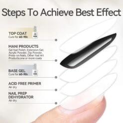 2 Bottles Base Gel Super Top Coat Set 15ml -Born Pretty Salon 58776 ZI 6