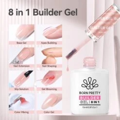 Nude 8 In 1 Builder Gel BG03 15ml -Born Pretty Salon 58780 3 ZI 1