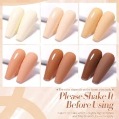 6 Colors Gel Polish Set Cream Cocoa 7ml -Born Pretty Salon 58792 ZI 1 169f69e5 a602 48f5 8371 db0316d4b324