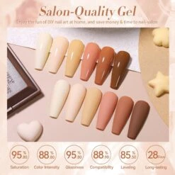 6 Colors Gel Polish Set Cream Cocoa 7ml -Born Pretty Salon 58792 ZI 3 9582dfc1 584d 485f b63e b00a315a6702