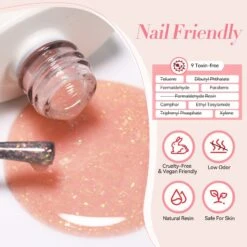 Hema-Free Glitter Jelly Gel #15 15ml -Born Pretty Salon 58868 ZI 5 90e5dadf c880 4c39 94d9 9a53f0884762