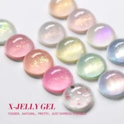 Pink Hema-Free Glitter Jelly Gel #16 15ml -Born Pretty Salon 58869 ZI 6