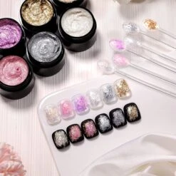 6 Colors Auroras 3D Painted Gel Set 5ml