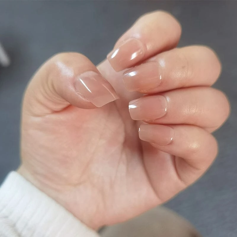 No Brand 30pcs 15 Sizes White French False Nail Tips Short Square Press On Nails 09 2 No Brand 30pcs 15 Sizes White French False Nail Tips Short Square Press On Nails 09 - Image 2