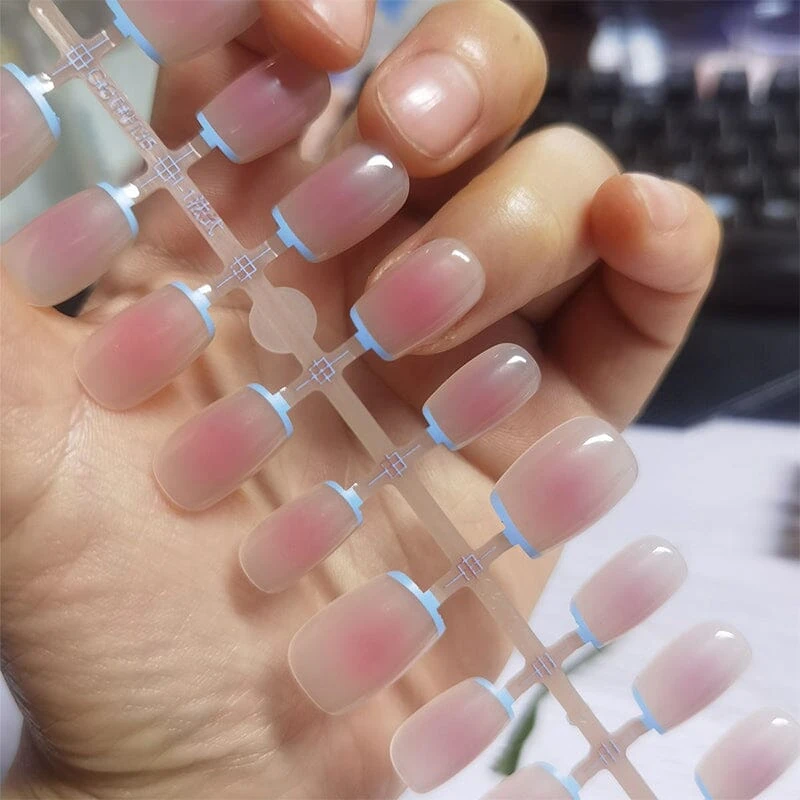 No Brand 30pcs 15 Sizes White French False Nail Tips Short Square Press On Nails 09 6 No Brand 30pcs 15 Sizes White French False Nail Tips Short Square Press On Nails 09 - Image 6