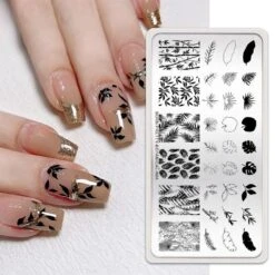 BOTANICAL-N04 Nail Stamping Plate