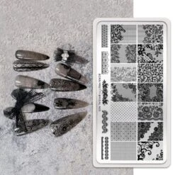 BRIDAL-N05 Nail Stamping Plate -Born Pretty Salon 58937 5 zishuxing 3 9202e581 4042 4e02 a9e2 0b8d93045684