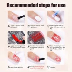 BRIDAL-N05 Nail Stamping Plate -Born Pretty Salon 58937 ZI 10 2a182d6c b291 4478 9018 2d4bc9be4c63