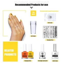 BORN PRETTY Nail Art Stamping Plates -Born Pretty Salon 58937 ZI 11 faec242b fcdc 44ad a17c cead2dd9a1cc