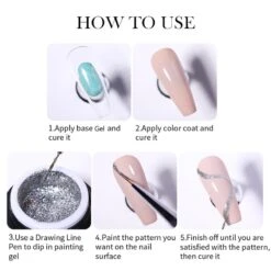 Sparkle Painting Gel 5ml -Born Pretty Salon 59022 ZI 10