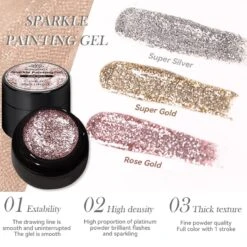 Sparkle Painting Gel 5ml -Born Pretty Salon 59022 ZI 5