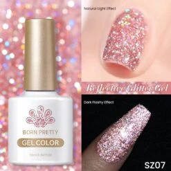 Glitter Reflective Gel Polish Dream Star SZ06-SZ11 10ml -Born Pretty Salon 59025 SXA 2