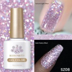 Glitter Reflective Gel Polish Dream Star SZ06-SZ11 10ml -Born Pretty Salon 59025 SXA 3
