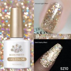 Glitter Reflective Gel Polish Dream Star SZ06-SZ11 10ml -Born Pretty Salon 59025 SXA 5