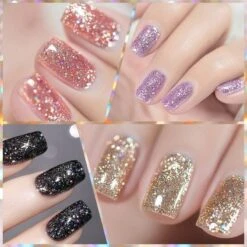 Glitter Reflective Gel Polish SZ06 Dream Star 10ml -Born Pretty Salon 59025 ZHUA 4 5