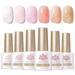 6 Colors Prime Basic Milky Jelly Gel 7ml