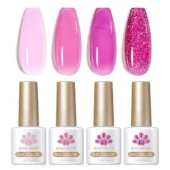 4 Colors Rosy Reverie Milky Jelly Gel 7ml