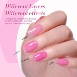 4 Colors Rosy Reverie Milky Jelly Gel 7ml -Born Pretty Salon 59043 ZI 3 b4bd5d66 6a15 4a68 8448 053f3906bb59