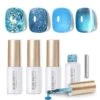 4 Colors Blue Starlight Jelly Gel Polish 5ml