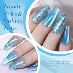 4 Colors Blue Starlight Jelly Gel Polish 5ml -Born Pretty Salon 59059 ZI 3 bce01ef1 66b2 4a41 be87 8df18053e7fa