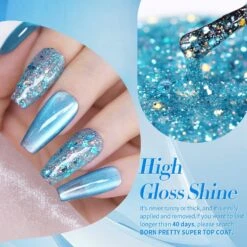 4 Colors Blue Starlight Jelly Gel Polish 5ml -Born Pretty Salon 59059 ZI 4 28b835fc 5d5f 4670 b2ce 92345f3830fe