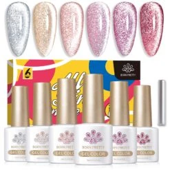 6 Colors Platinum Cat Magnetic Gel Polish Set 7ml