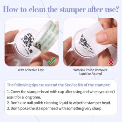 3pcs BORN PRETTY Clear Jelly Nail Stamper Kit -Born Pretty Salon 59121 ZI 2