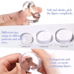 3pcs BORN PRETTY Clear Jelly Nail Stamper Kit -Born Pretty Salon 59121 ZI 4