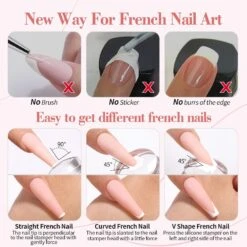 3pcs French Nails Kit #01 -Born Pretty Salon 59122 ZI 3 ebc137bc 7c3d 4a34 a090 4987e1eb7cf0