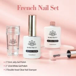 3pcs French Nails Kit #01 -Born Pretty Salon 59122 ZI 6 ab6a992d bf2f 4fe9 ad9c d34af0b09af8