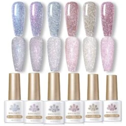 6 Colors Reflective Glitter Gel Polish Set 7ml -Born Pretty Salon 59186 ZHU 1 e1af4af4 7e52 4f90 a50f a3e5ec26ce73