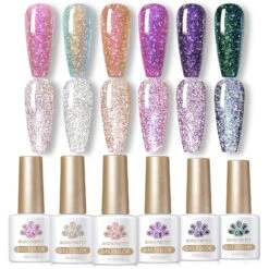 6 Colors Starlight Reflective Gel 7ml