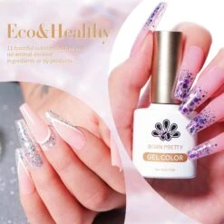 6 Colors Glitter Flakes Nail Gel Polish Set 7ml -Born Pretty Salon 59191 ZI 4 179c3acb 4a59 4db0 b99e ef4e0dfc9958
