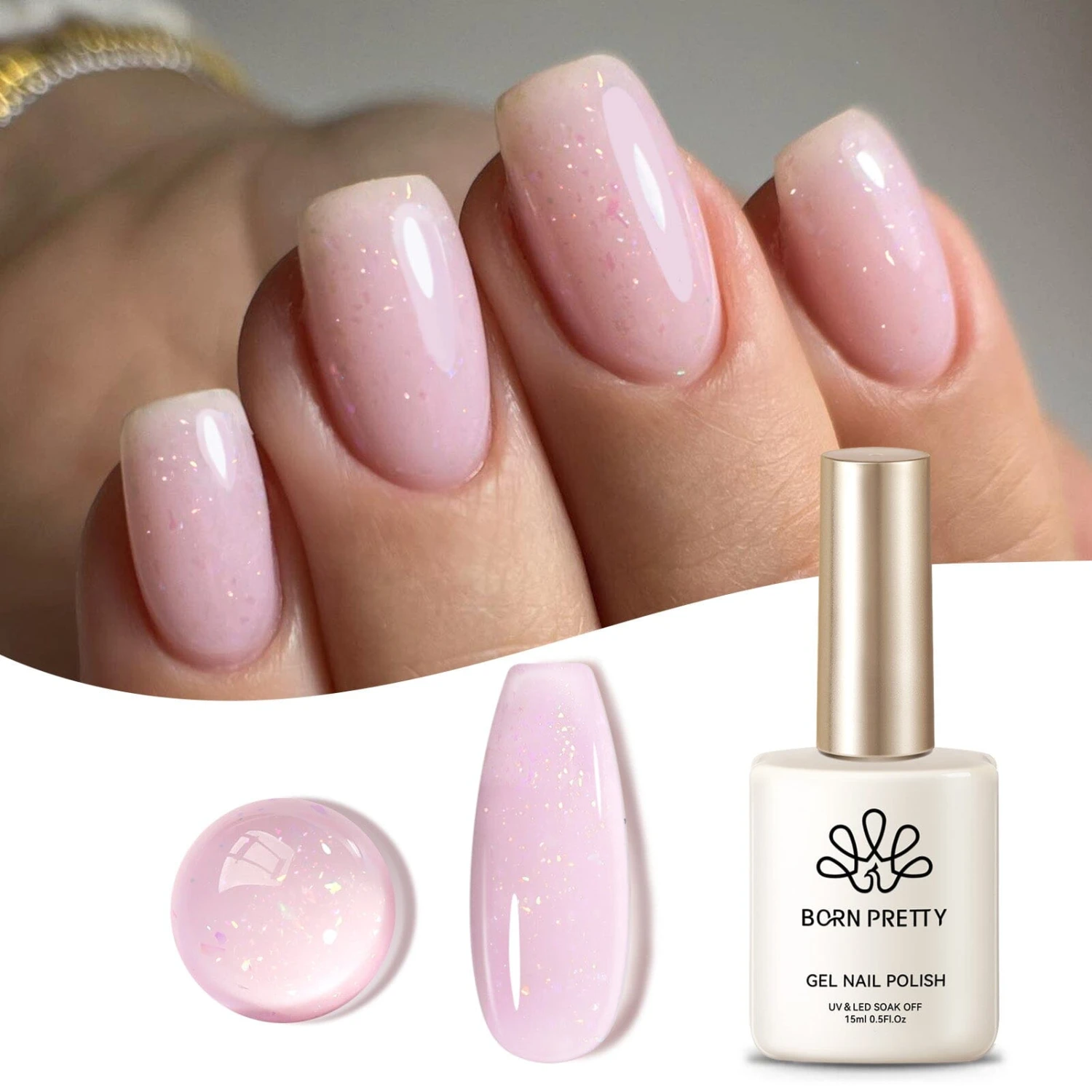 Hema-Free Glitter Jelly #18 15ml 1 Hema-Free Glitter Jelly #18 15ml